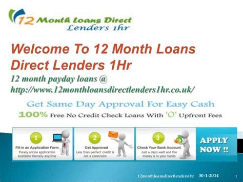 Payday Loans Over 12 Months